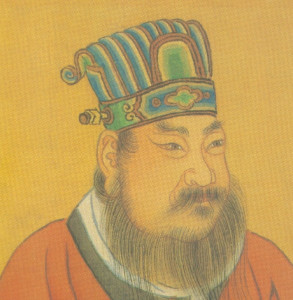 清人绘萧衍画像