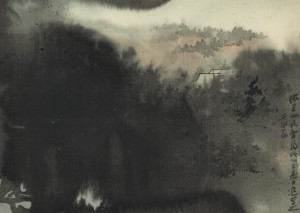 张大千的《阿里山晓望》