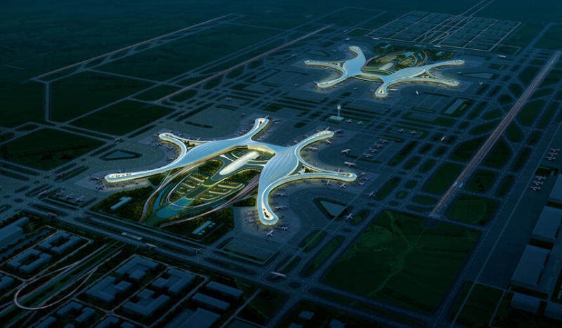 成都天府国际机场航站楼工程正式开工建设