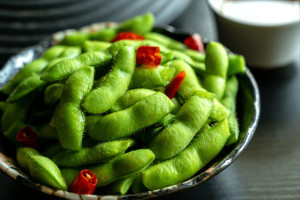 煮毛豆