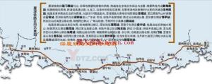 厦深铁路线路及站点图
