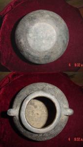 龙山文化黑陶罐