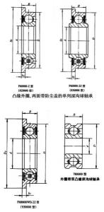 凸缘外圈深沟球轴承