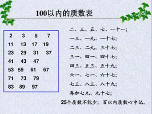质数