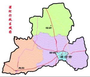 河南漯河地理位置图片