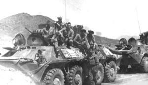阿富汗战争期间，苏军空降兵搭乘的BTR-70