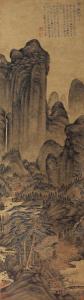 元代秋山萧寺图