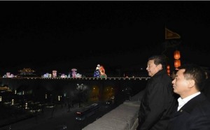 习主席视察城墙