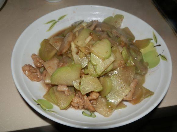 佛手瓜炒肉怎么做才好吃 0