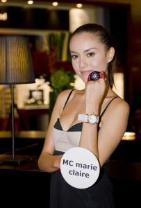 香港钟表展上的美女模特天使
