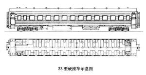YZ23型硬座车图纸