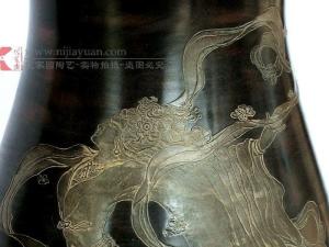袁浩雕刻作品：《赵飞燕》细节图