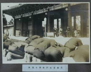 昌德宫外“望哭”的朝鲜学生