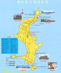 湄洲岛交通导游图