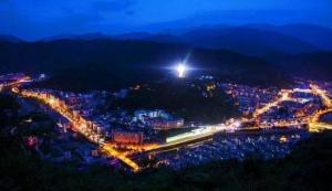 青川县城夜景