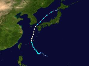 台风派比安 路径图