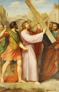 第二处耶稣受难十四处苦路(组图)(14)耶稣被判死刑 (玛廿七:l~2,11~23