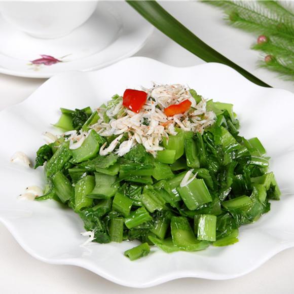虾米炒芥菜