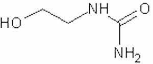 羟乙基脲分子结构