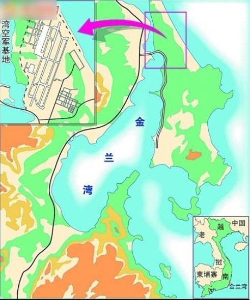 金兰湾地图图片