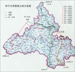休宁县地图