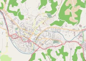 佩里格市区地图