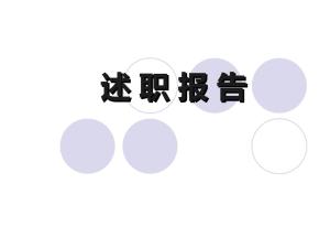 述职报告