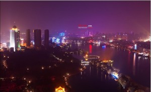沙市夜景