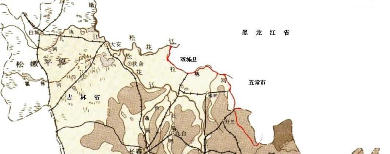 拉林河位置图