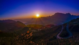 老王山夕照