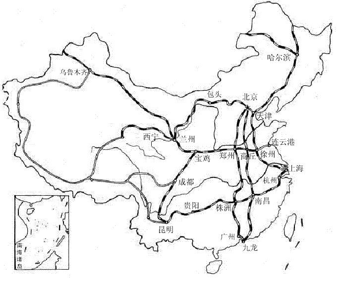 中国铁路干线