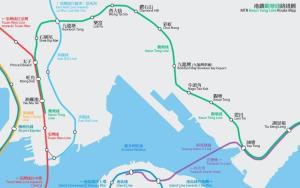 观塘线线路（截至2016年10月23日）