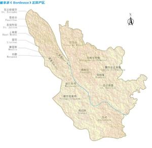 上梅多克产区图