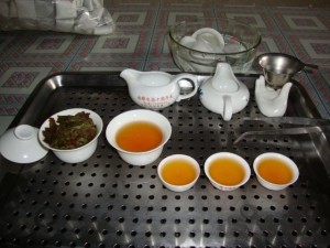 漳平水仙茶茶汤