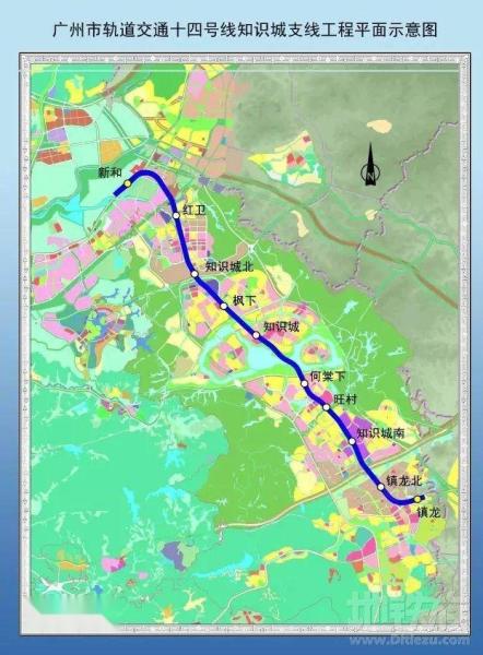 14号线知识城线路图
