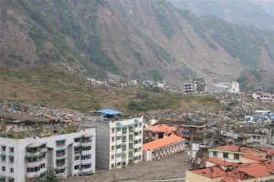 震后北川县城