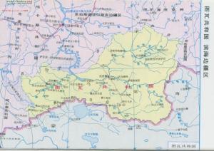 图瓦共和国地图