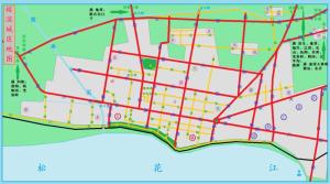 绥滨城区地图