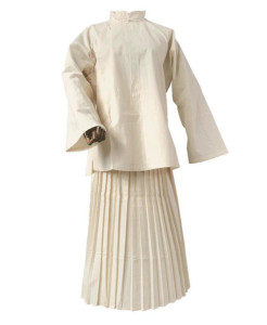 服丧重轻﹑做工粗细﹑周期长短﹐分为5等﹕斩衰﹑齐衰﹑大功﹑小功﹑