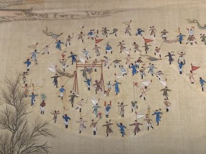 冰嬉图局部