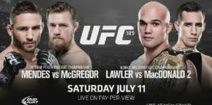 ufc189新对阵信息