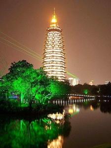 天宁寺宝塔夜景