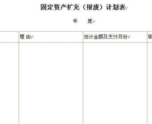 固定资产报废
