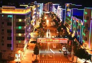 长汀夜景