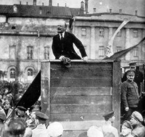 列宁与托洛茨基、加米涅夫