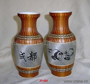 竹丝瓷胎