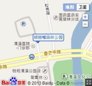 银瓶嘴森林公园地图