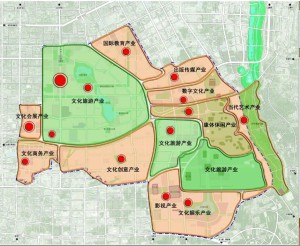 曲江新区产业布局规划图