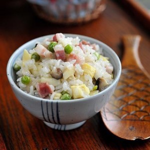 豌豆糯米饭