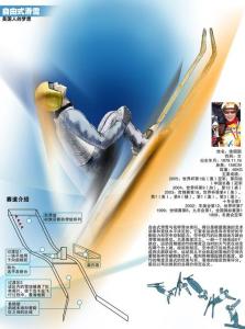 自由式滑雪图示